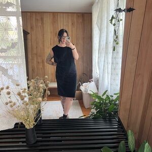 Vintage velvet snakeskin dress